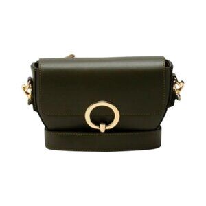 CHEVAL Made In Italy Leather Round Crossbody